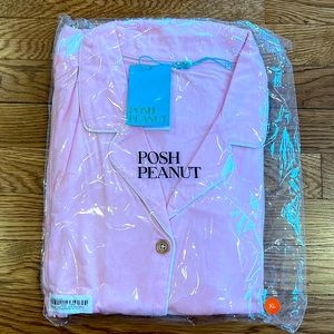 POSH PEANUT pink cotton candy loungewear NWT